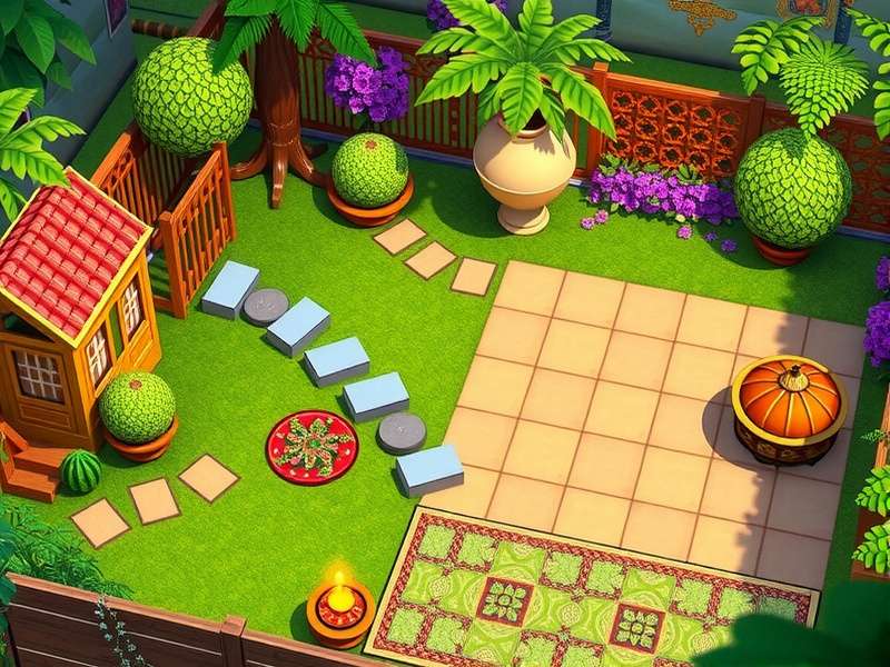 Gardenscapes Verdant Vistas garden design options and customization features